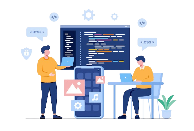 Digital solutions illustration